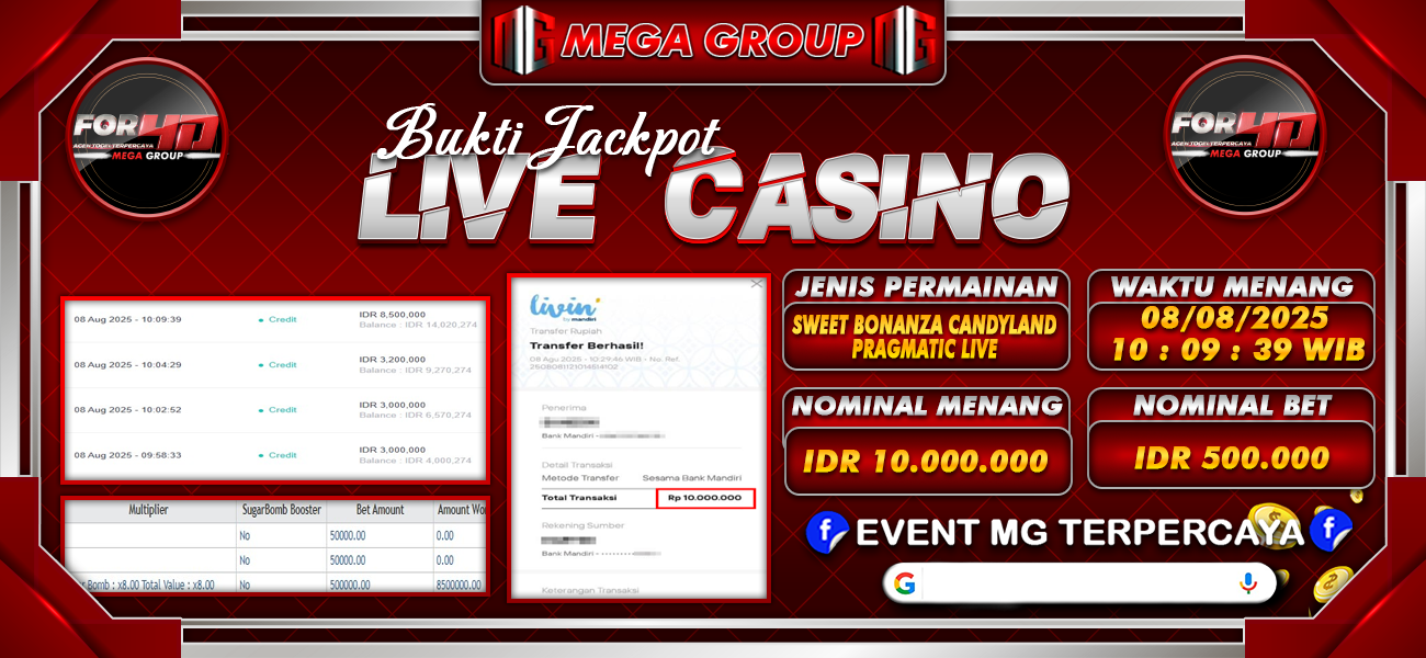 Bukti JP situs For4D hari Jumat, 08 Agustus 2025